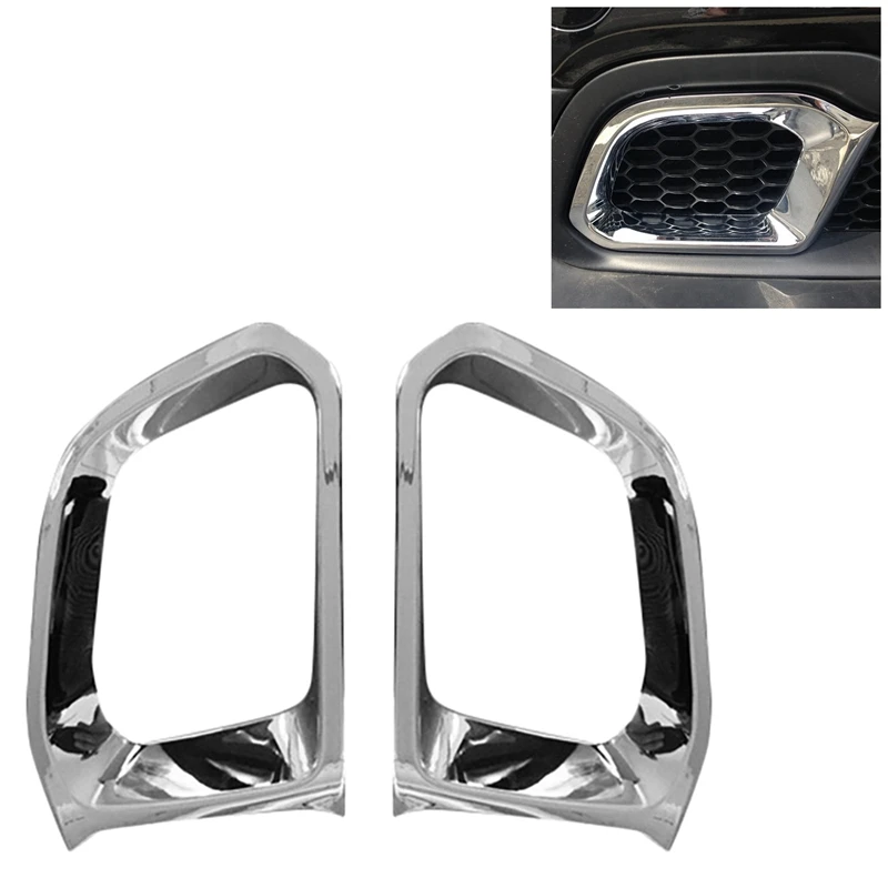 For Jeep Cherokee KL 2014-2018 ABS Front Bumper Lower Grill Grille Mesh Air Vent Cover Bezel Trim Insert Garnish