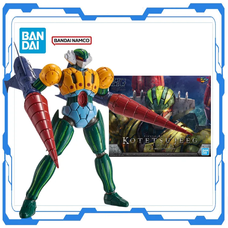 

Genuine Original Bandai Assembled Model Toy HG 1/144 KOTESU JEEG Anime Figure Model Kits Action Model Collectible Toys For Kids
