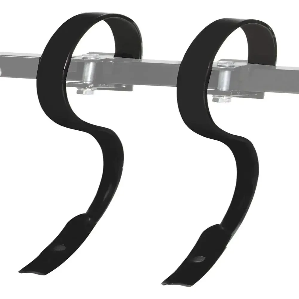 CAT-0 Three-Point Cultivator Six Adjustable Tines 52 Inch Width Heavy Duty Tillage Tool Soil Preparation Gardening Farming