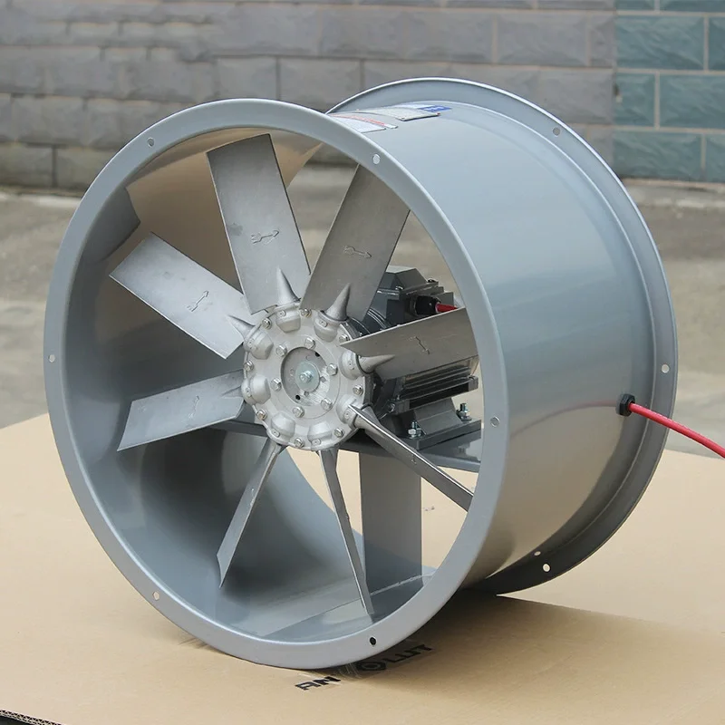 المعدات الصناعية قائمة بذاتها AC الكربون الصلب الخاصة إلى الأمام ارتفاع درجة الحرارة والرطوبة العالية مروحة التدفق المحوري #2