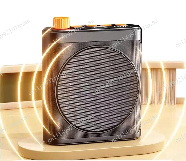 Rechargeable Voice Amplifier for Teachers 2 Mic with Magnetic Lavalier Wireless Microphone Portable Bluetooth Speaker Classroom
