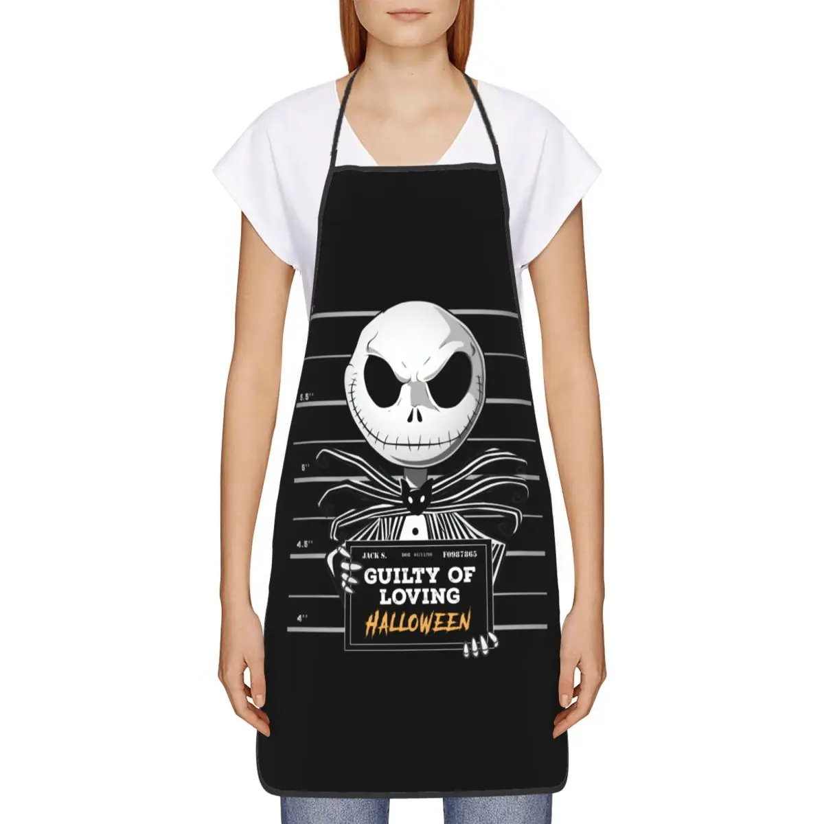 مخصص مريلة كابوس قبل عيد الميلاد مآزر للرجال النساء للجنسين الكبار الشيف الطبخ المطبخ هالوين فيلم جاك المطبخ الخبز #2
