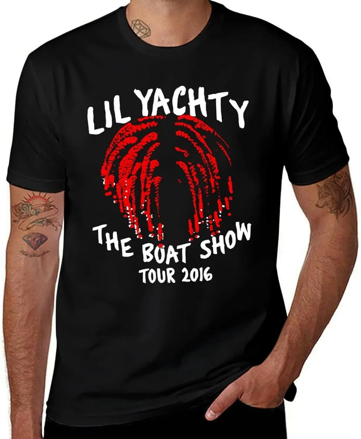 ROCK BAND Youth Dads Crew Neck Short Sleeve Tops For Lil 2015 Yachty Tee,Fashion Tee For Camping