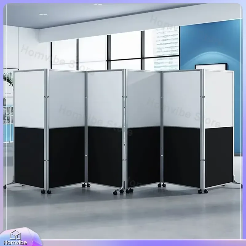Modern Foldable Room Divider Screen Movable Partition Wall Office Desk Privacy Panel Home Decor Furniture Space Separator