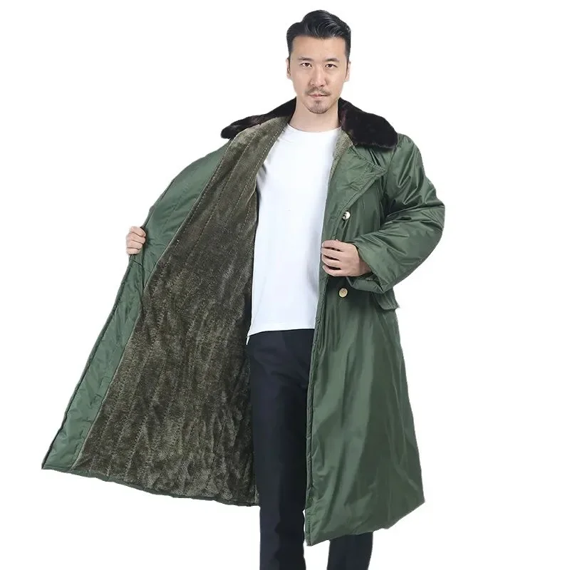 Winter long military coat minus 40 degrees thick cold anti-extreme cold labor protection cotton-padded jacket northeast coat