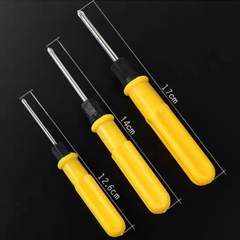 Slotted / Phillips Dual-purpose Double-head Detachable Screwdriver Combination Mini Miniature Rod Diameter 3/5/6mm Screwdriver