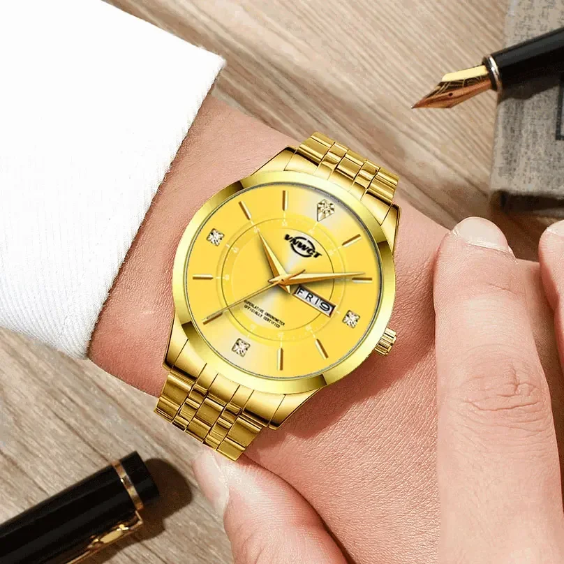 Sport Men Watch Luxury Brand Waterproof Quartz Watch Casual Stainless Steel Business Date Wrist Watch Relogio Masculino