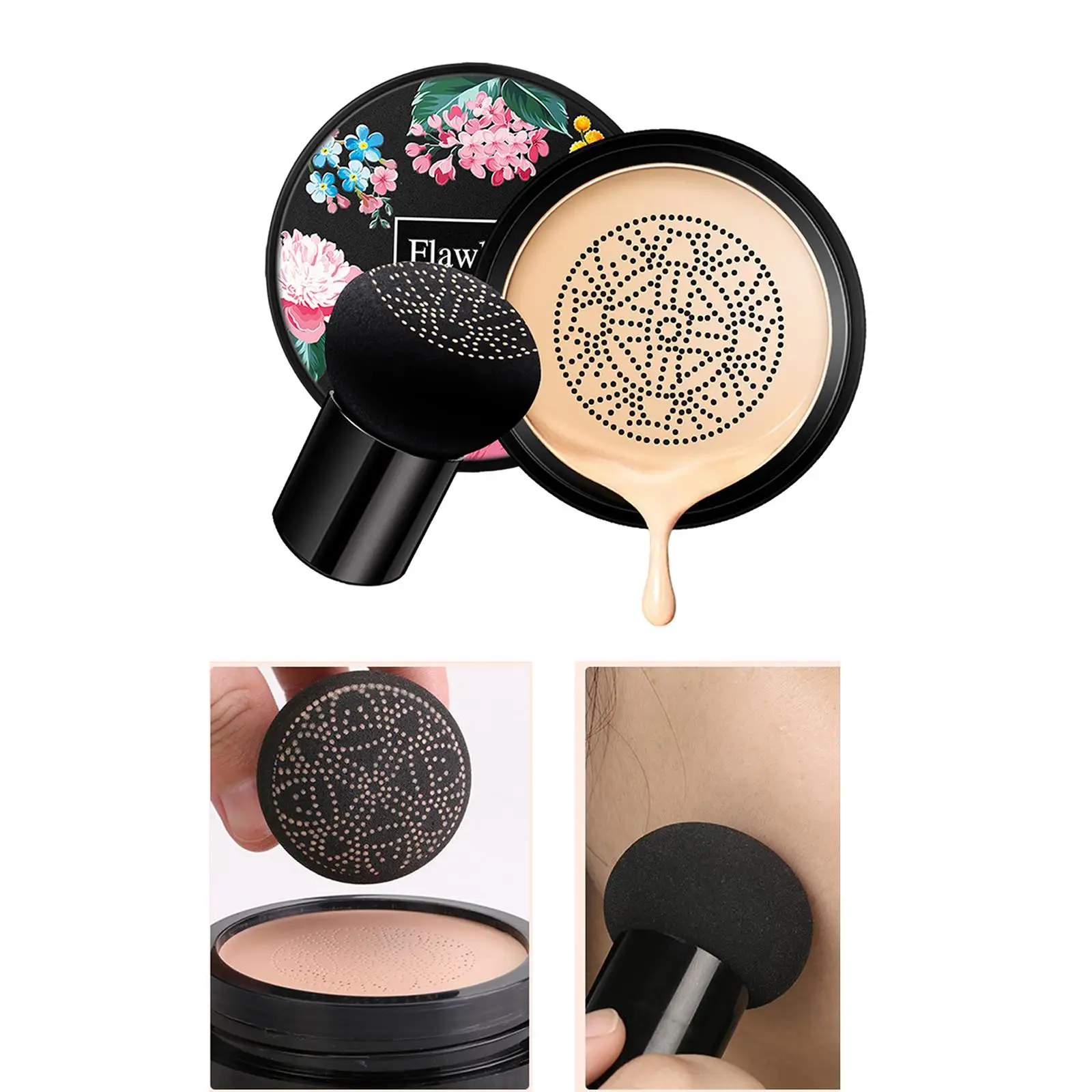 Air Cushion BB CC Cream Langlebige, wasserfeste, matte Grundierung für Make-up-Abdeckung und aufhellendes Gesicht