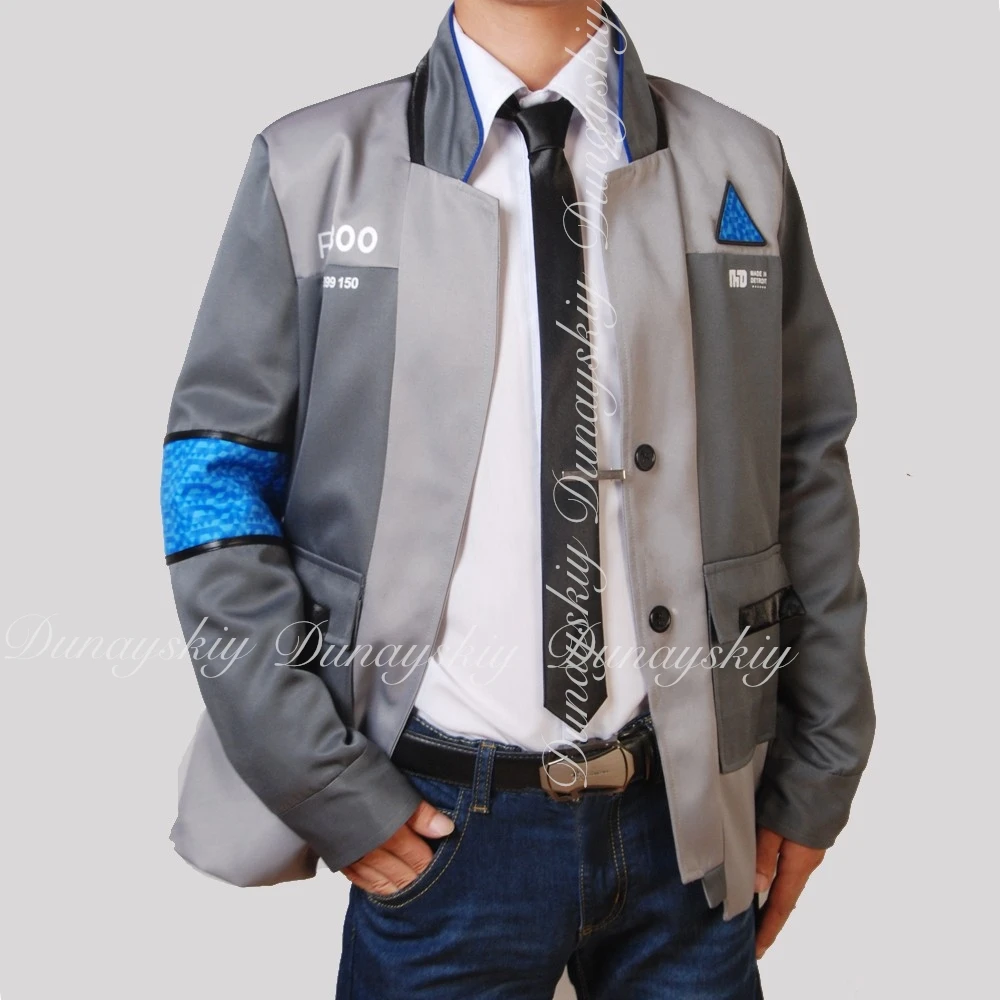Detroit: Become Human Game Connor One Personaje Un estado del arte Prototipo Android enviado por CyberLife Cosplay traje de juego