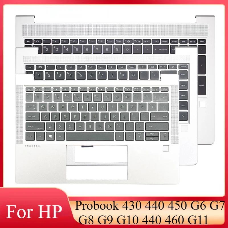 

Original New US Keyboard For HP Probook 430 440 450 G6 G7 G8 G9 G10 440 460 G11 Laptops Palmrest Top Case With Keyboard Replace