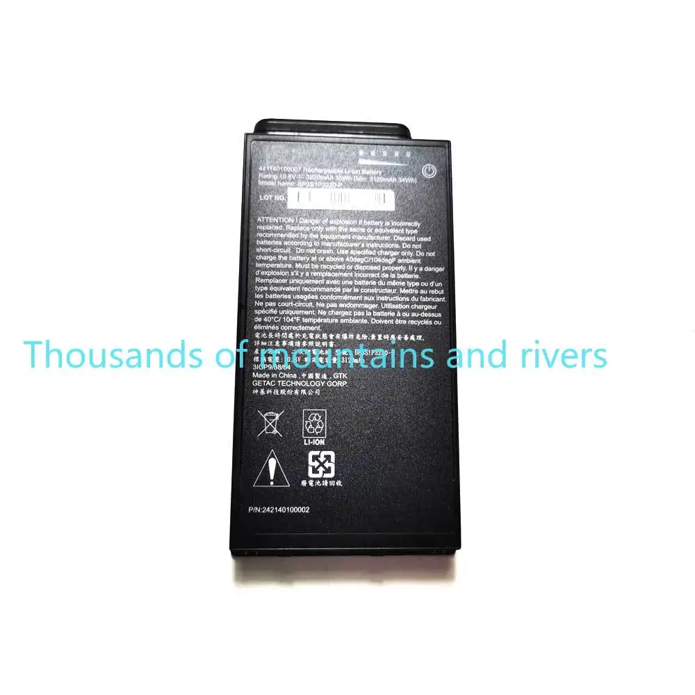 

BP3S1P3220-P new BP3S1P3220-P 441140100007 Laptop Battery For Getac A140 3ICP9/38/64 242140100002 10.8V 35WH 3220MAH