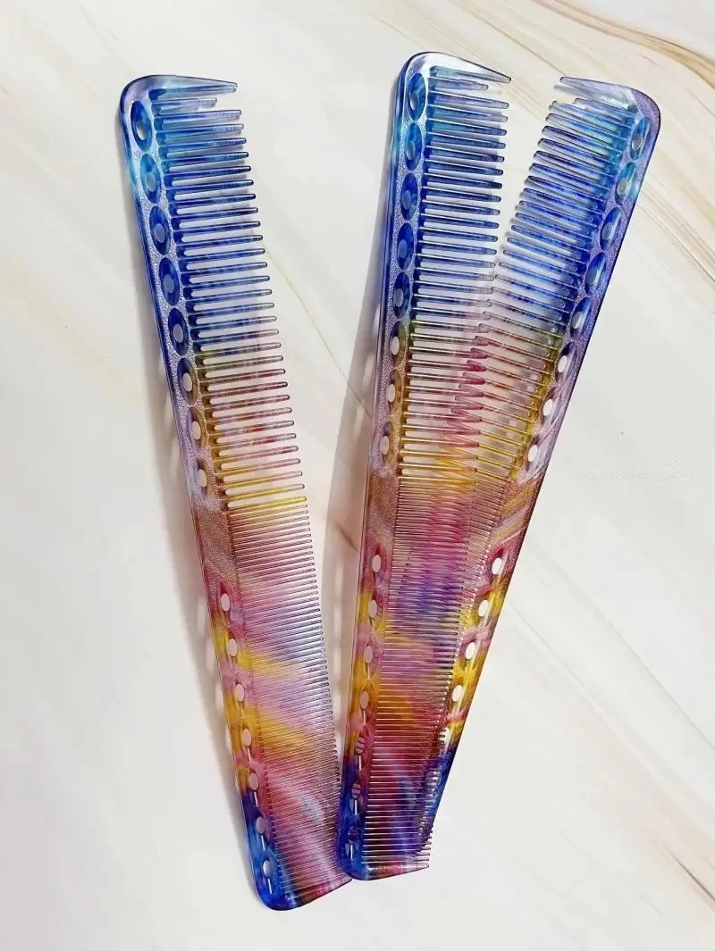 1 stück 339 Friseur Haarschneidekamm Professionelle Salon Stylist Werkzeuge Japanischen 18 cm Harz Barber's Kamm Mehrere Farben – Detail 9