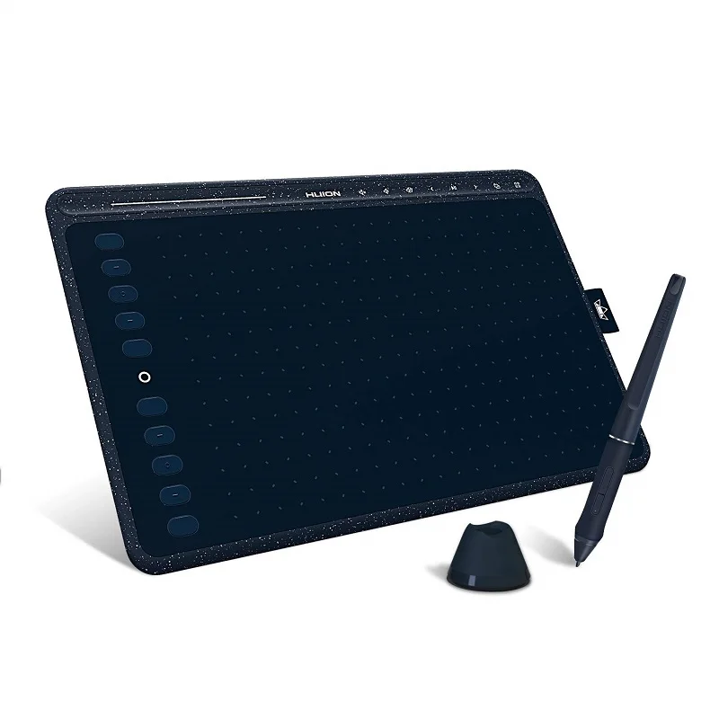 Графический планшет Inspiroy HS611 Light с USB-подключением, без батареек, с цифровым стилусом для рисования и работы на ПК