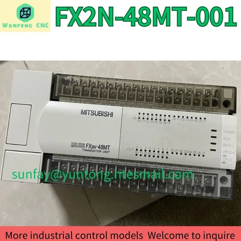 

second-hand PLC FX2N-48MT-001 test OK Fast Shipping