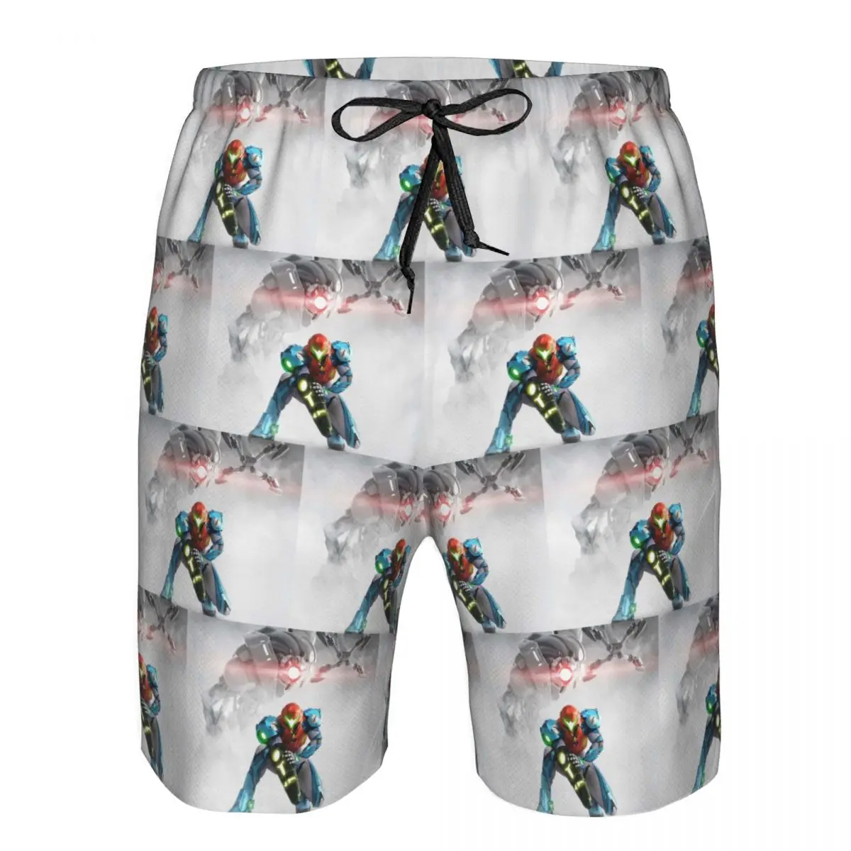 Metroid Trunks Beach Board Shorts Casual Quick Dry Swim Summer Men Pants