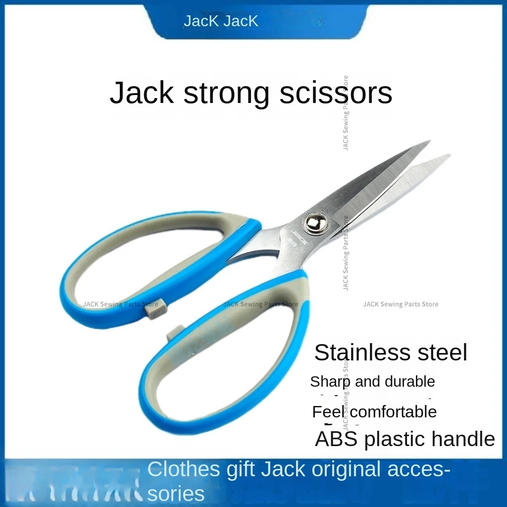 Jack 12 buah gunting sipil kuat, Gunting penjahit tahan karat Stainless Steel pemotong besar multifungsi kantor dapur rumah tangga