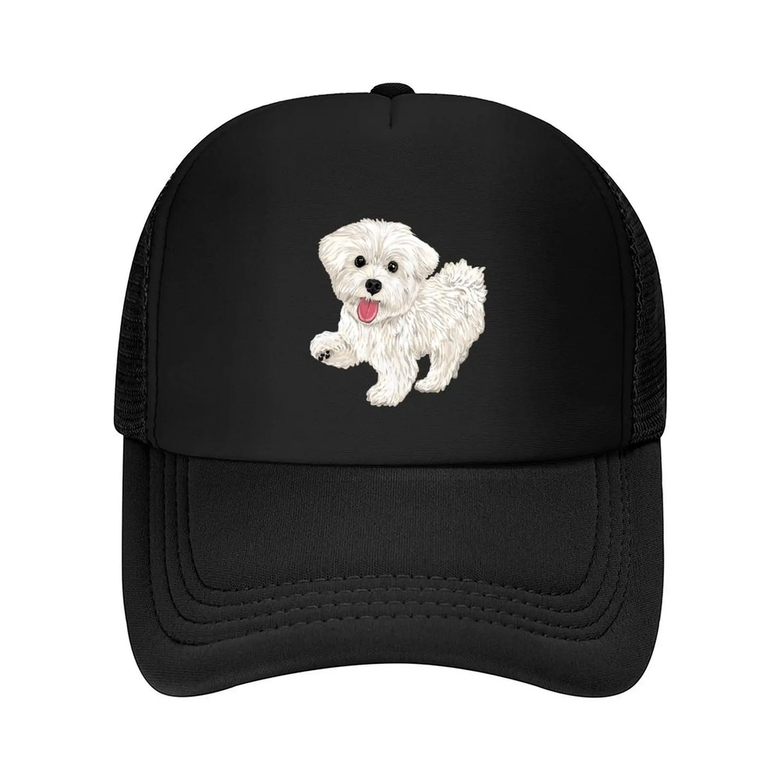 

Maru the Maltese Baseball Cap sailor cap for men Military Tactical Cap Trucker Golf Wear Women's 2025 Men's