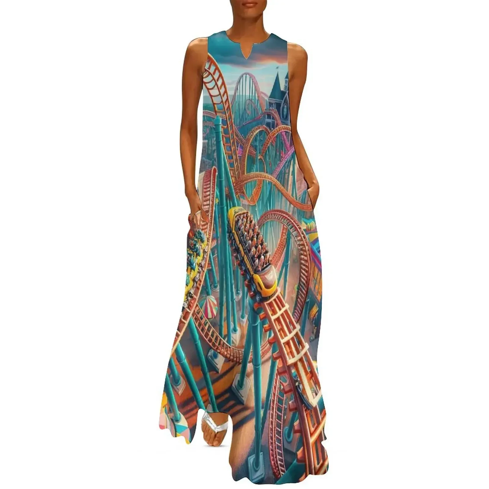 

Thrills at Hershey Park Long Dress Dresses gala dresses for women women evening dress Dress vintage