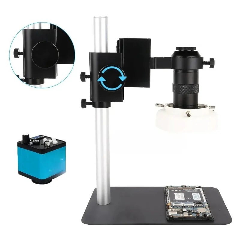 Digital Microscope VGA For Electronics Full HD  Soldering Electron  LED Light 130x Lens
