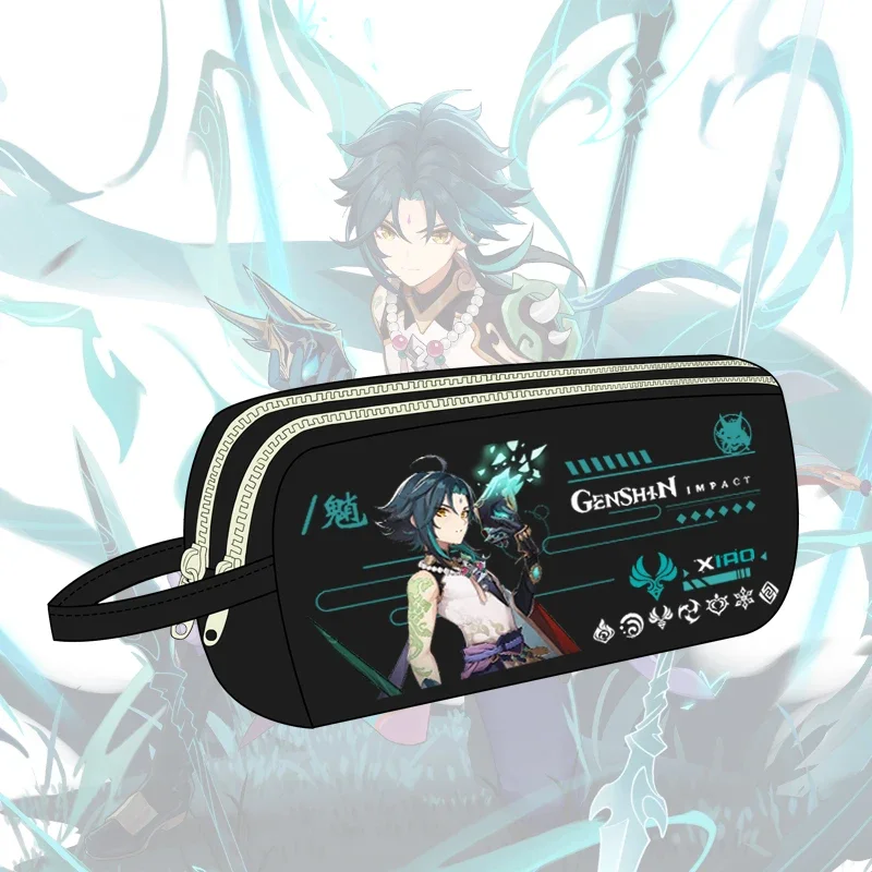 

Anime Kamisato Ayaka Gorou Xiao Shenhe Yunjin Etc. Large Capacity Storage Pencil Case Stationery Gift