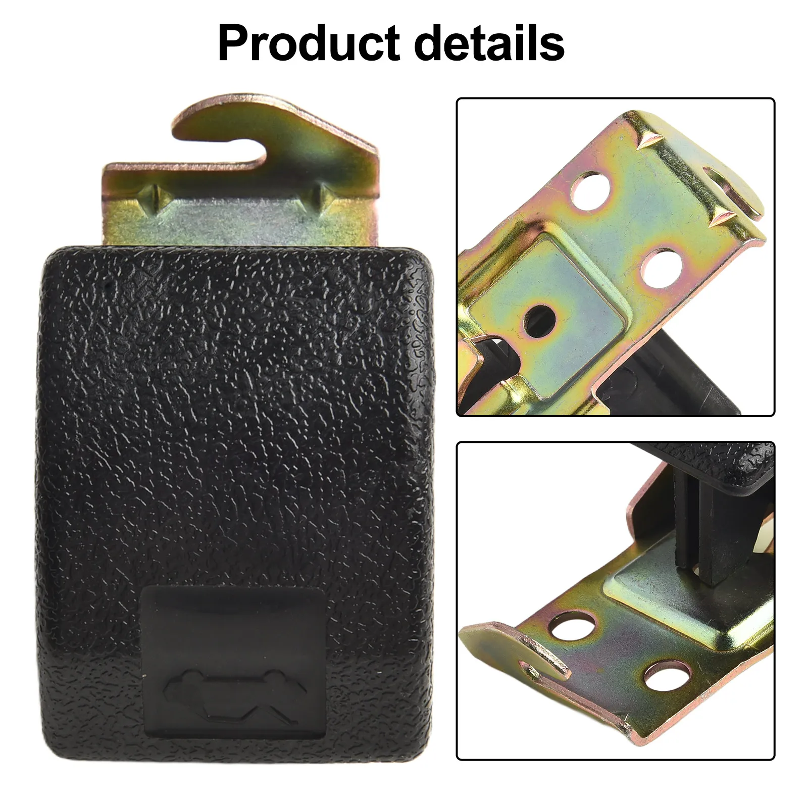 

Automobile Accessories Hood Lock Release Handle Car Maintenance Wear-resistant Replacement Part Anti-corrosion Black Finish