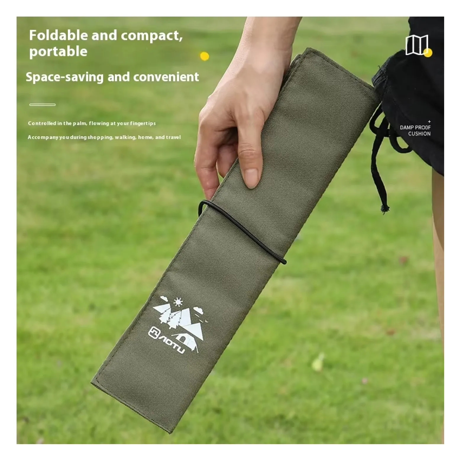 

Portable Durable Reusable Oxford Picnic Mat Waterproof Foldable Camping Style Cushion Moisture-Proof Thickened Cushion for
