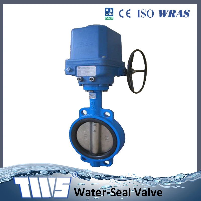 DN200 Electric Actuator Wafer butterfly Valve