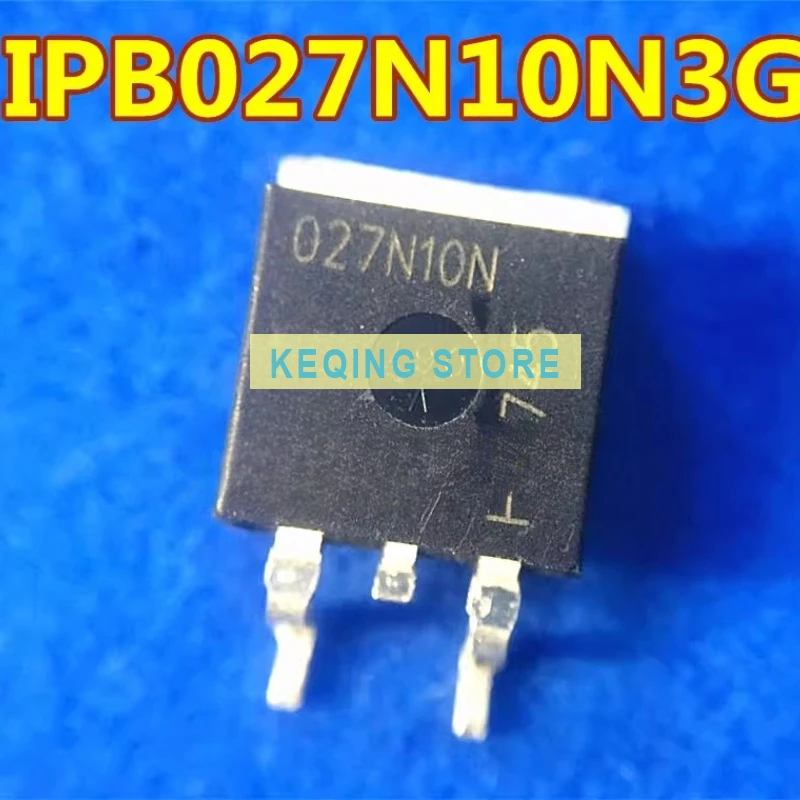 10PCS Used+Not NEW+Send after Measure  IPB027N10N3G TO-263