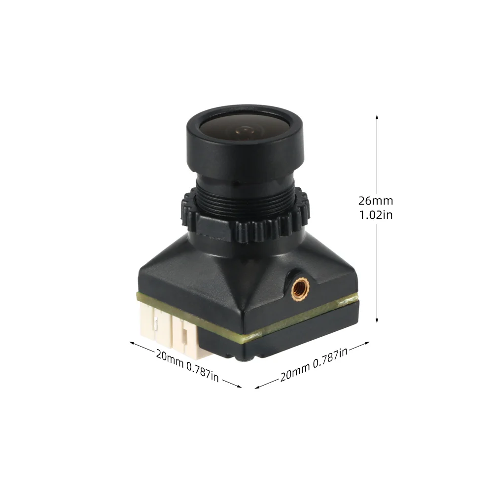 UAngel FPV Camera 1800TVL 5MP 2.1mm 1/8 inch Starlight Sensor 5V-40V NTSC/PAL with OSD Internal for RC FPV Racing Drone DIY