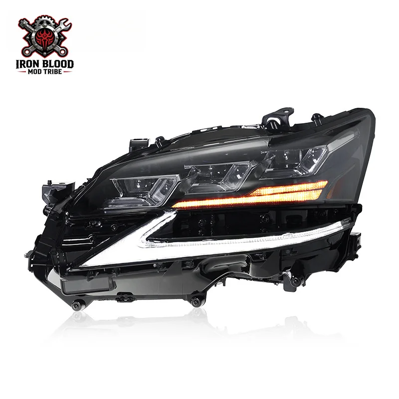 Suitable for 2012-2015 Lexus GS Headlight Assembly Modification New High-End LED Lens Daytime Running Light Turn Signal