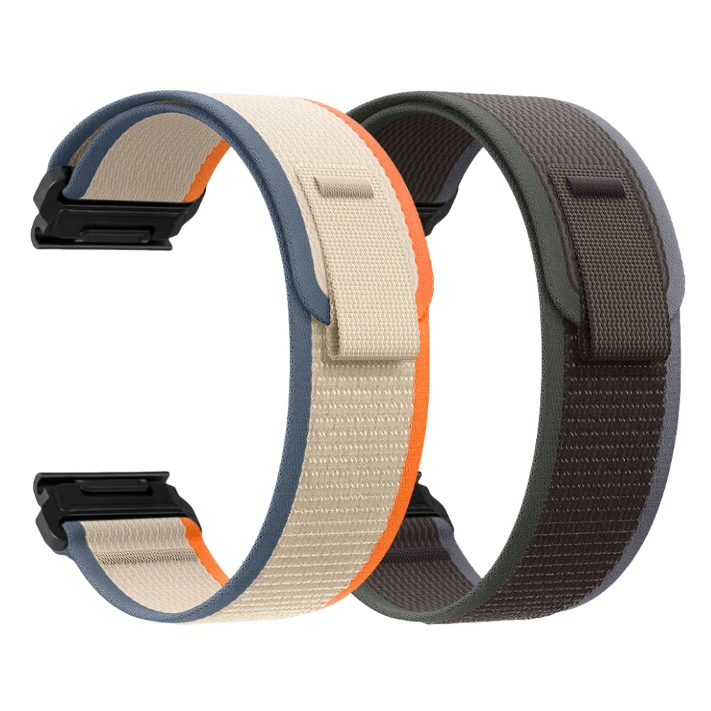 Easy Fit Nylon Trail Strap For 20 22 26mm Garmin Fenix5 5XPlus 6 6XPro7 7XPro Quick Release Watch Band Tactix8 47 51mm Bracelet