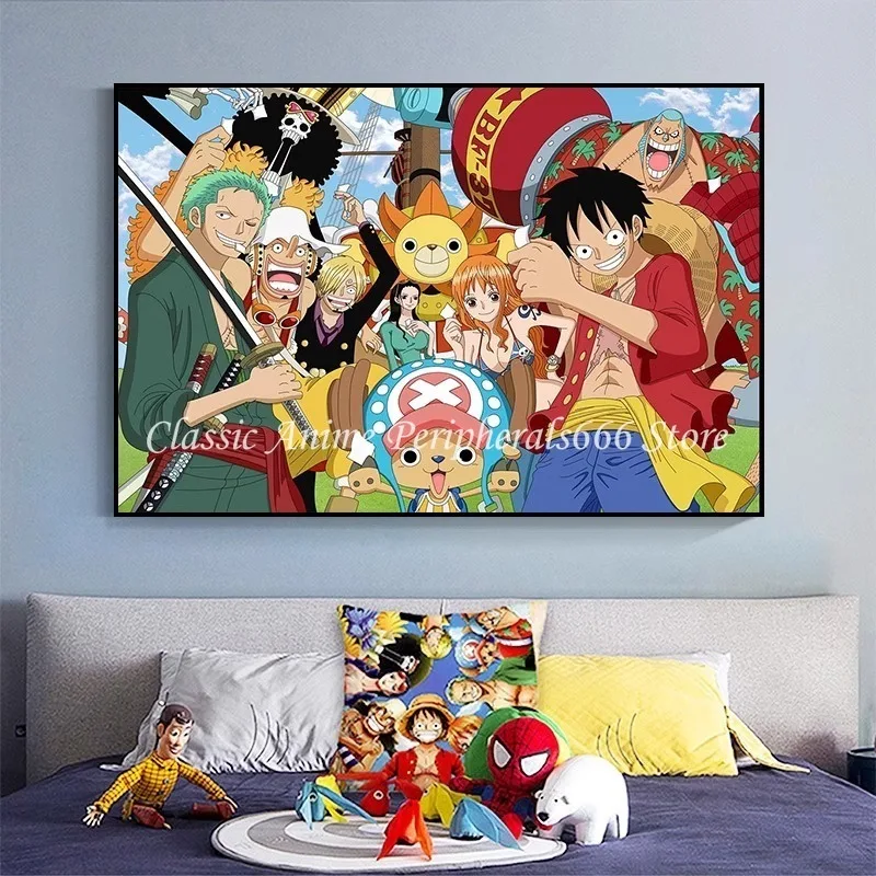 Pirate King Hanging Animation Bedroom Bedside Decoration Painting Children's Room Road Flying Solon Murals