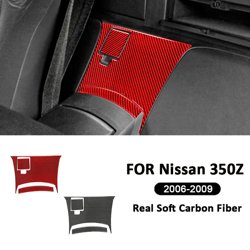 

Car Interior For Nissan 350Z 2006-2009 Soft Carbon Fiber Central Control Instrument Panel Cover Decorative Sticker Accessories