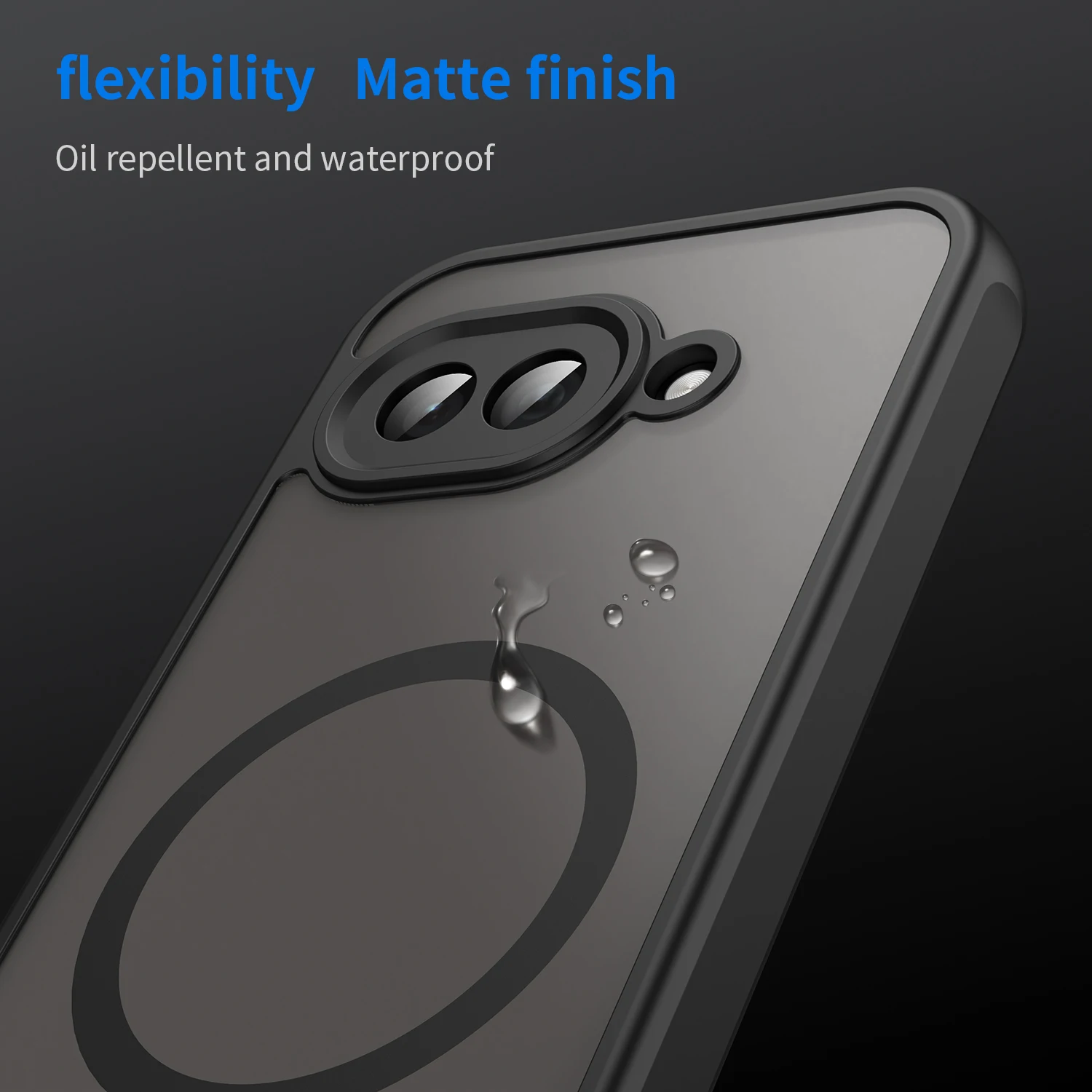 Picture 7: For Pixel 9A Matte Case, Compatible with MagSafe Drop Protection Slim Protection Translucent Cover For Google Pixel 9a