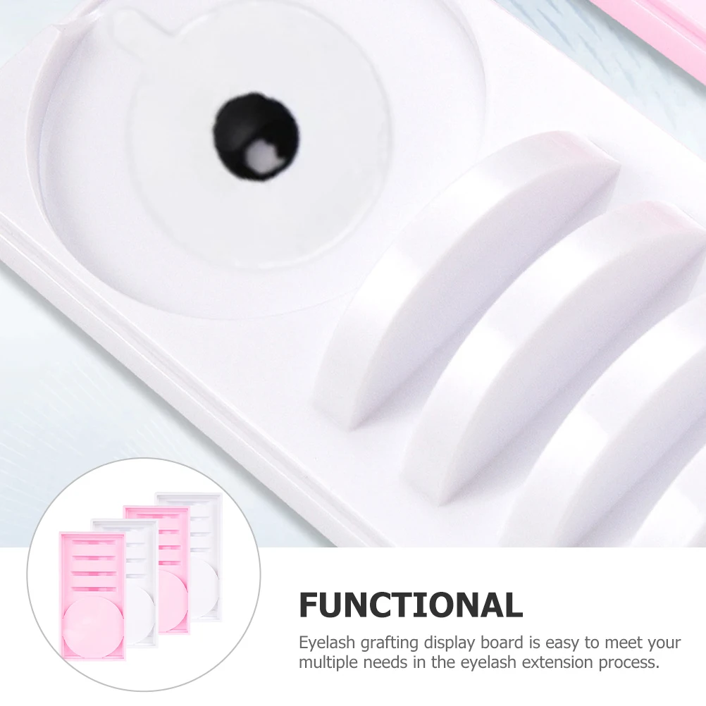 4 stücke Wimpern Verlängerung Tablett Kleber Palette Langlebig Lash Pfropfen Bord Lagerung Container Für Falsche Wimpern Werkzeuge Palette