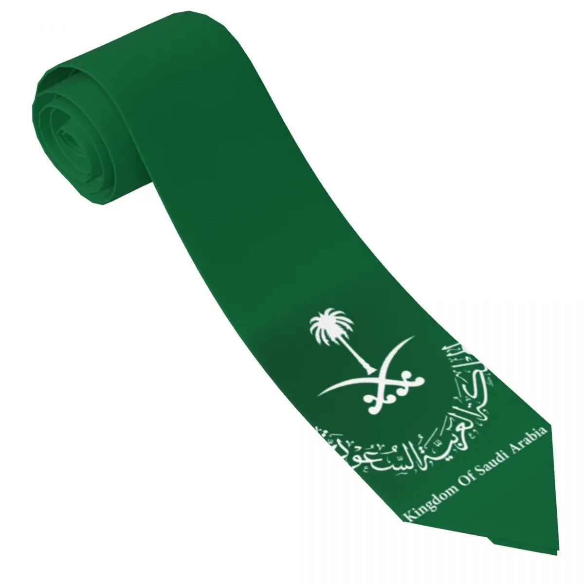 Saudi Arabia Flag Neckties Fashion Neck Ties for Men Accessories Gravatas Gift