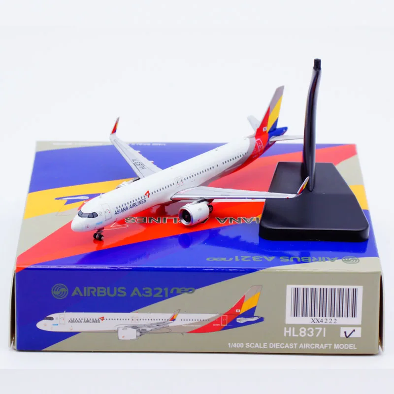 

XX4222 Alloy Collectible Plane Gift JC Wings 1:400 Asiana Airlines "StarAlliance" Airbus A321NEO Diecast Aircraft Model HL8371