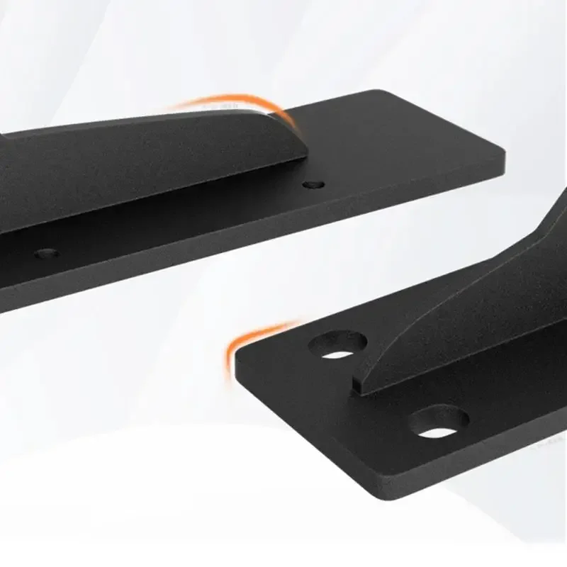 yes2PCS Heavy Duty Triangular Wall Brackets Thicken Shelf Support for Floating TV Cabinet, Storage Rack & Layer Plate, Hidden Mo