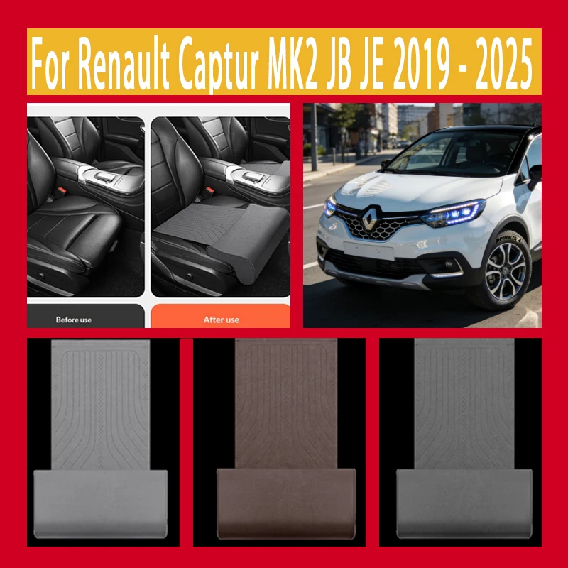 

For Renault Captur MK2 JB JE 2019 - 2025 Car Seat Leg Support Extension Mat support pad Seat extension leg pad
