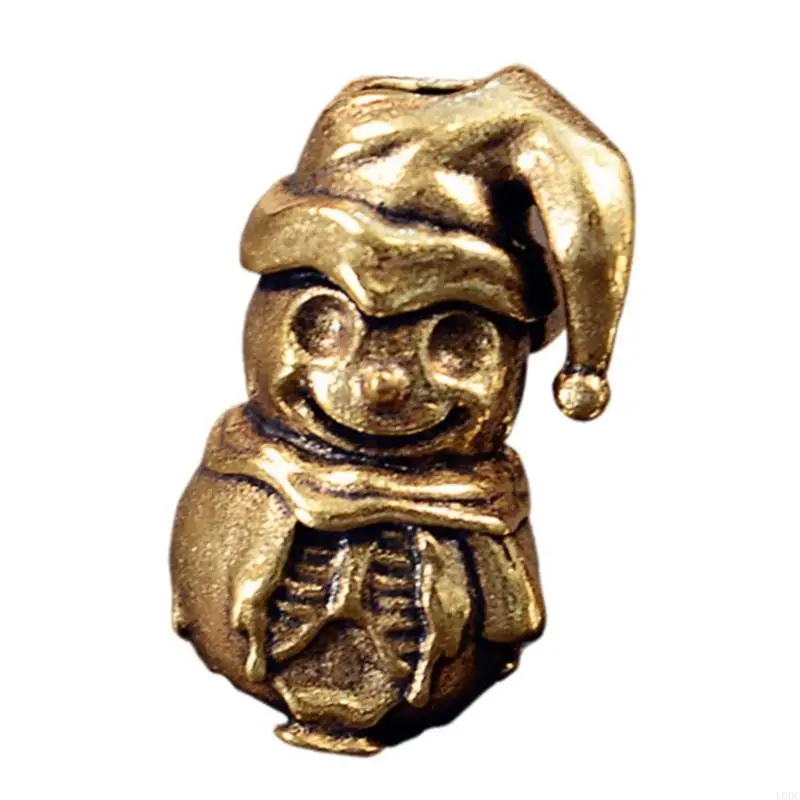 Sneeuwpop kralen voor het maken unieke charmeaccessoires en paracord-liefhebberuitrusting gat artistieke Y166