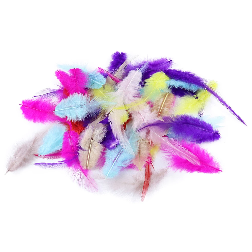 50Pcs Natural Pheasant Feathers 4‑6 Inch for DIY Crafts Dream Catcher Jewelry Wedding Party Headdress Costume Decor Accessories