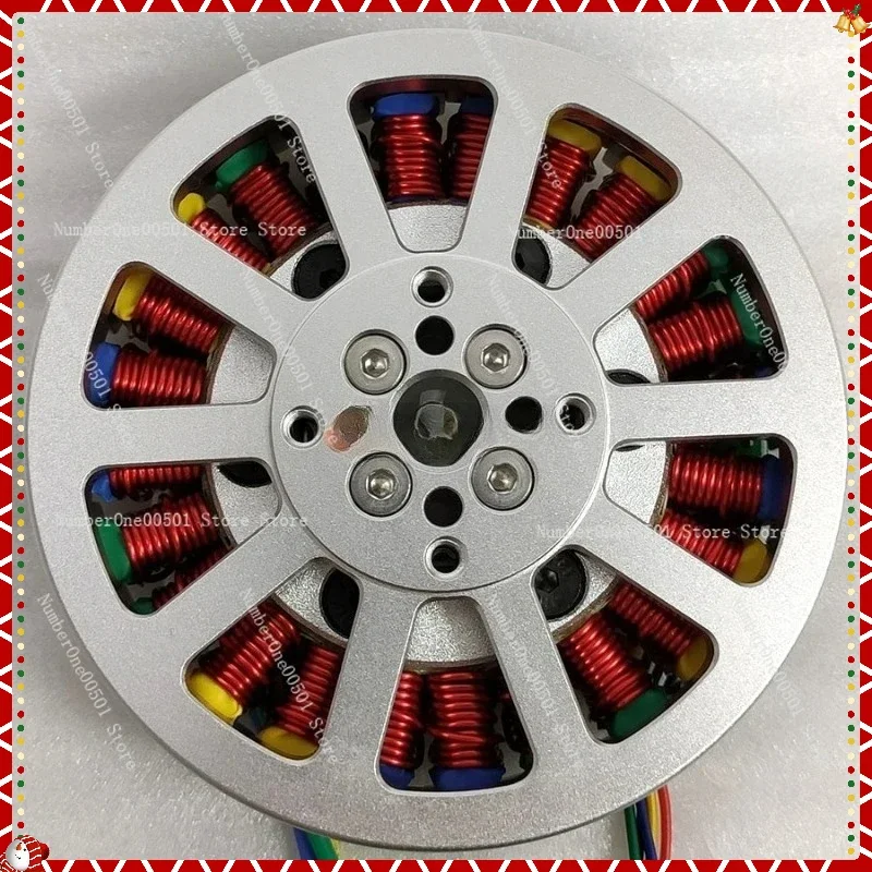 

8110 Дисковый двигатель с прямым приводом мощностью 300 Вт, бесщеточный двигатель постоянного тока 1,2 Нм, ультратонкий полый вал