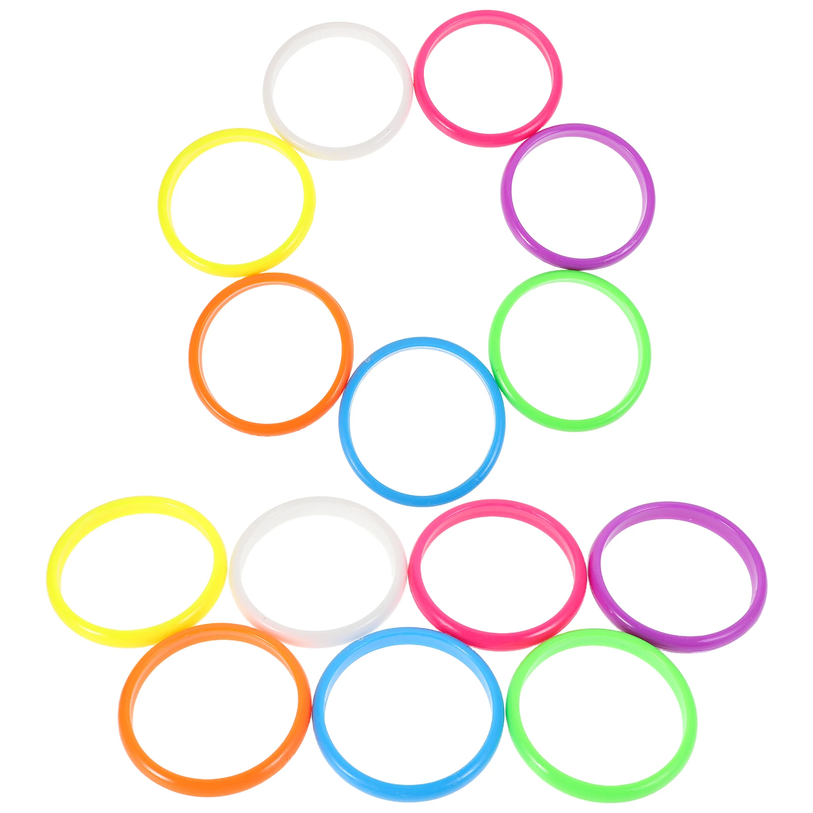 

14 Pcs Candy Color Acrylic Bracelets for Prom Party Retro Women Accessories Plastic Bangle Wristbands Festival Jewelry