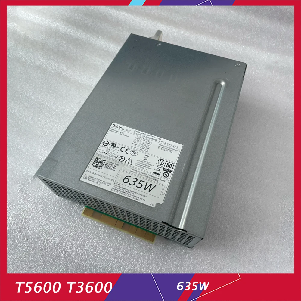 Workstation Power Supply for T5600 T3600 1K45H 01K45H F635EF-00 635W 100% Tested Before Shipping