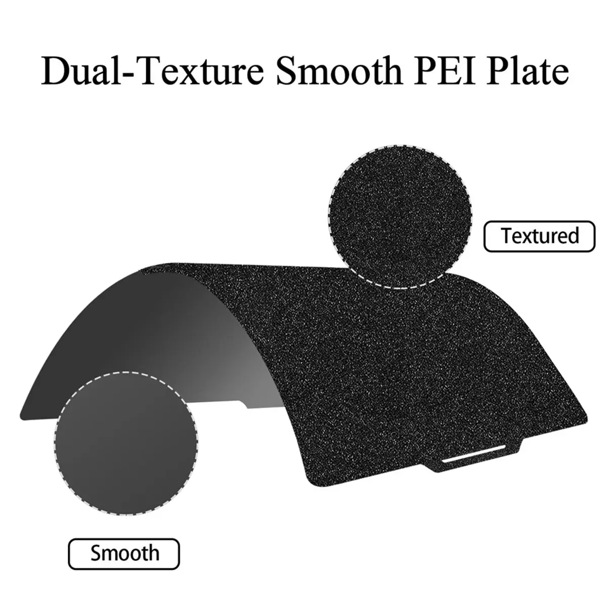 618 Mega Sale Build Plate for Creality SPARKX I7 Dual-Textured and Smooth PEI Plate Sheet Heated Bed Spring Steel Platform Board