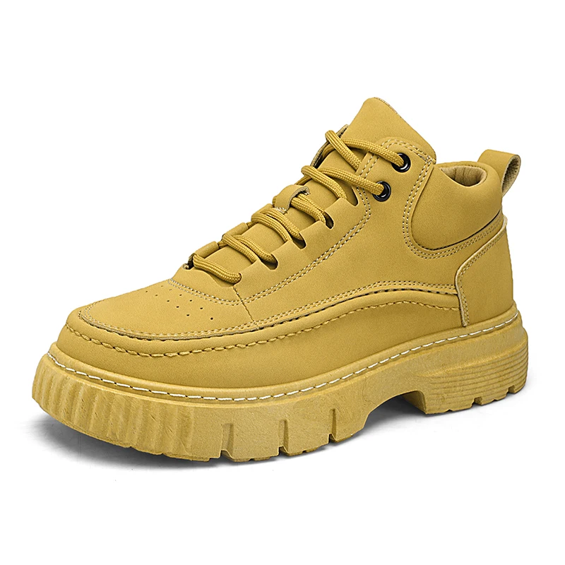 

Men's motorcycle shoes, leather boots, high top boots, workwear boots, Martin shoes, men's shoes