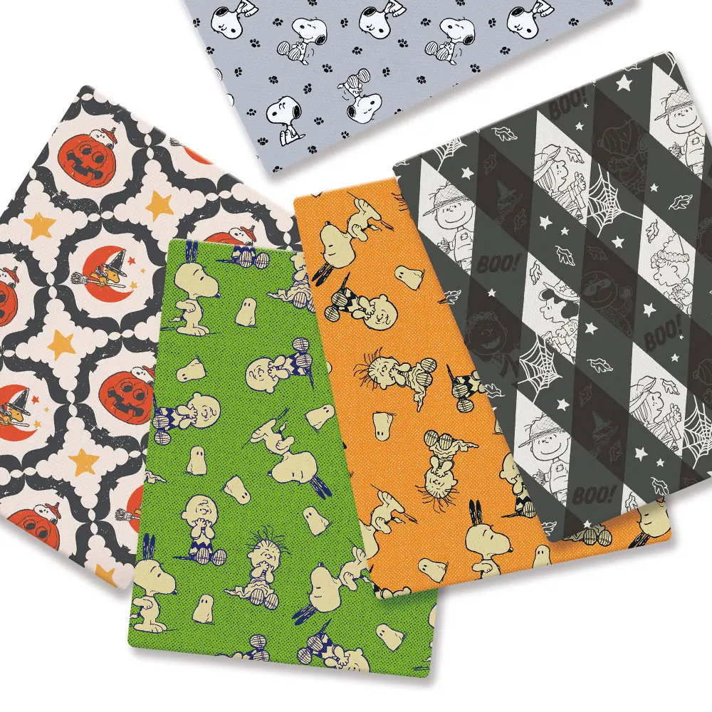 

TAKARA TOMY Snoopy fabric140x50CM Cartoon printed fabric Patchwork Tissue Kid Home Textile Sewing Doll Dress Curtain49798