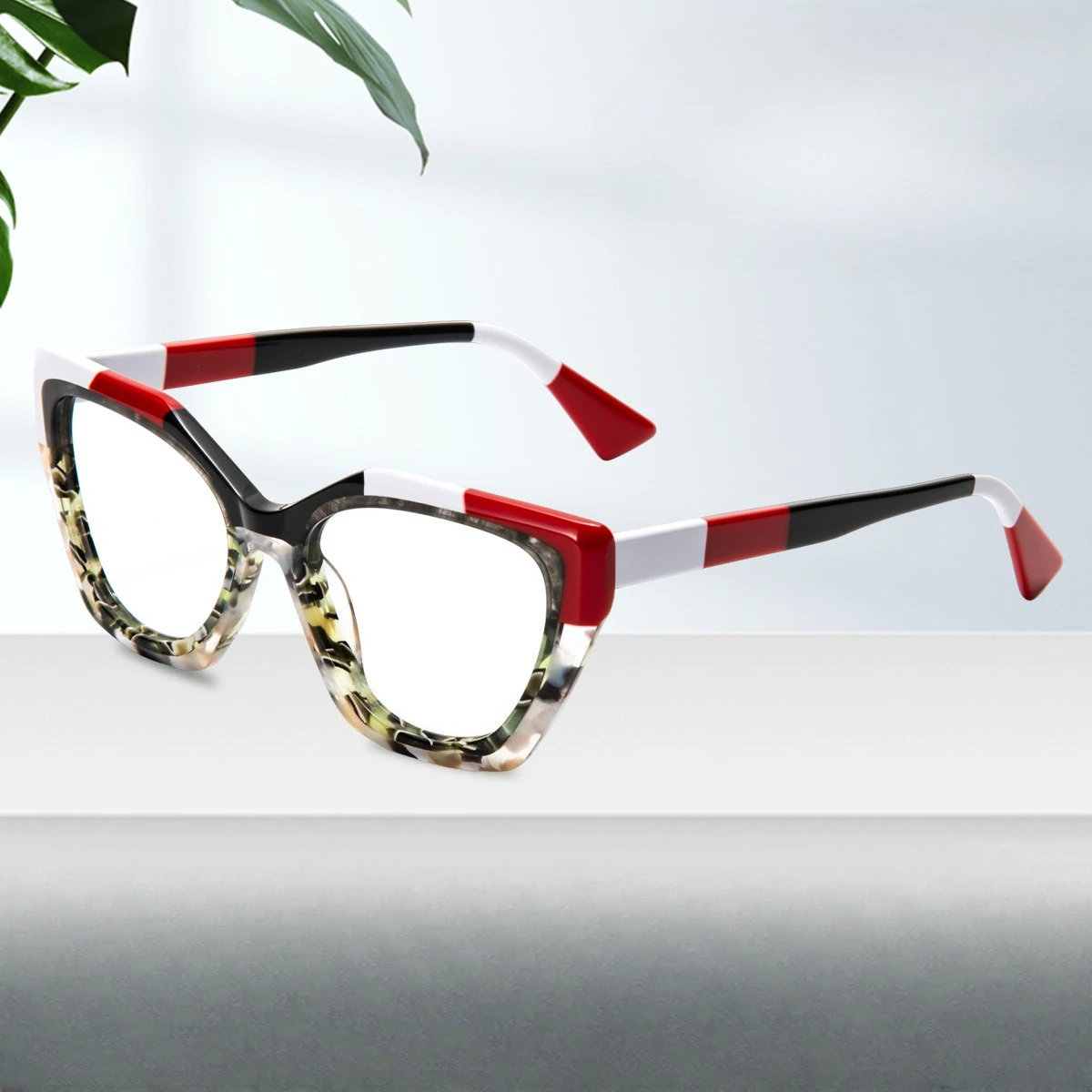 

2026 New Top Designer Collection Acetate Glasses Frame Men Luxury Optical Prescription Eyewear Woman Fashion Polygon Eyeglasses