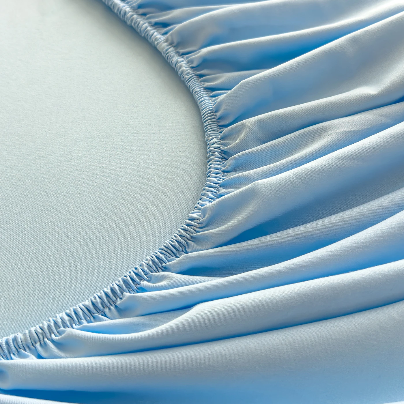 Baumwoll-Spannbettlaken mit elastischen Bändern, hochwertige farbige Matratzenbezüge für Einzel-, Doppel-, King- und Queen-Betten ohne Kissenbezüge – Detail 8