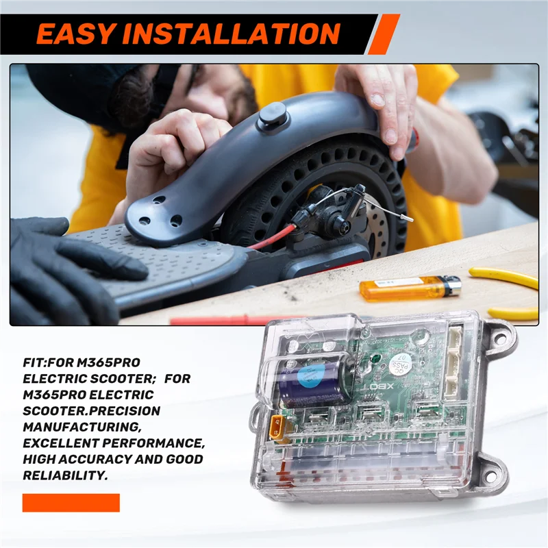 AEA6-Untuk Xiaomi M365pro Skuter Listrik Pengendali Dasbor Akselerator Lampu Belakang Suku Cadang Pengganti Skuter